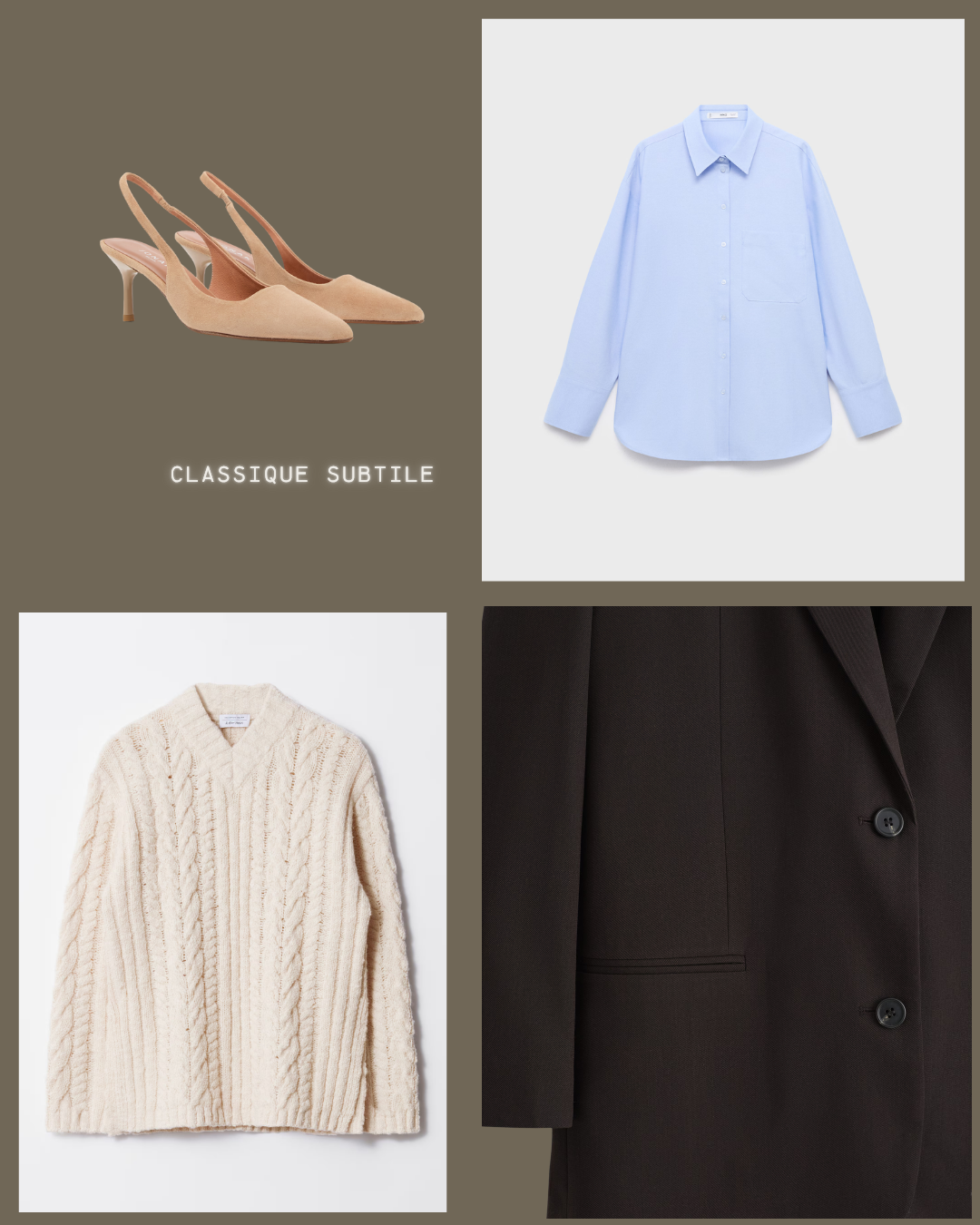 Classique subtile : les pièces de la saison